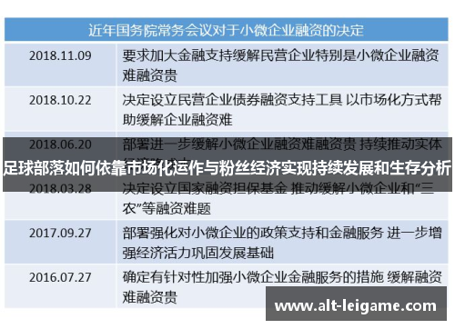 足球部落如何依靠市场化运作与粉丝经济实现持续发展和生存分析